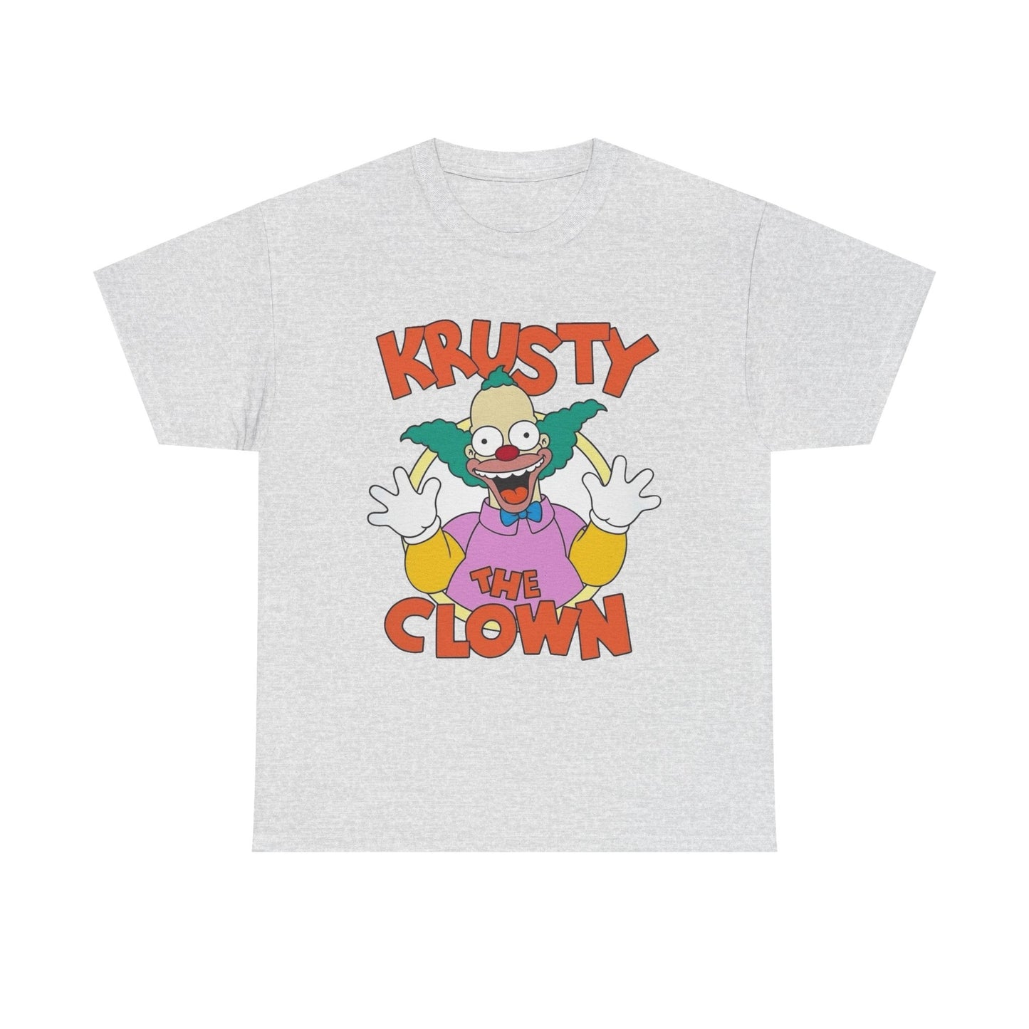 Krusty The Clown Graphic T Shirt NEW Vintage Unisex Heavy Cotton Tee