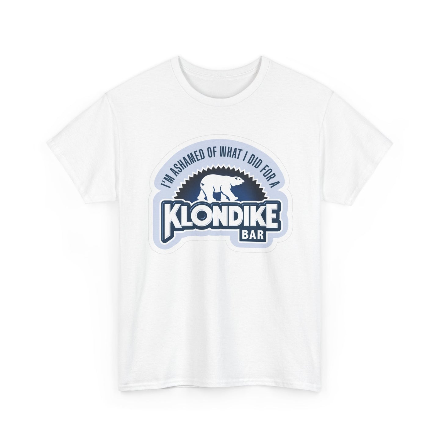 Klondike Funny Ice Cream Graphic T Shirt S-5XL Unisex Heavy Cotton Tee