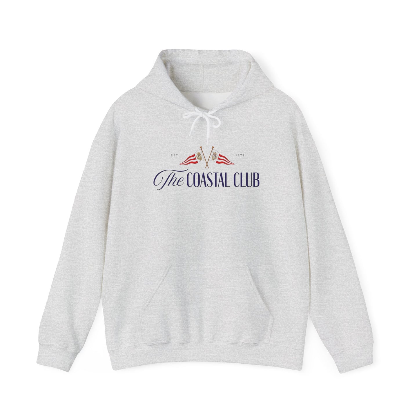 The Coastal Club Retro Graphic Hoodie Unisex Heavy Blend™ Hooded Sweatshirt