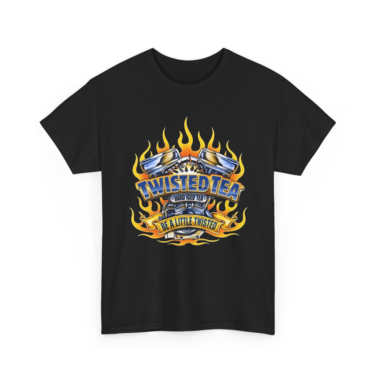 Twisted Tea Hard Graphic T Shirt Unisex Heavy Cotton Tee NEW