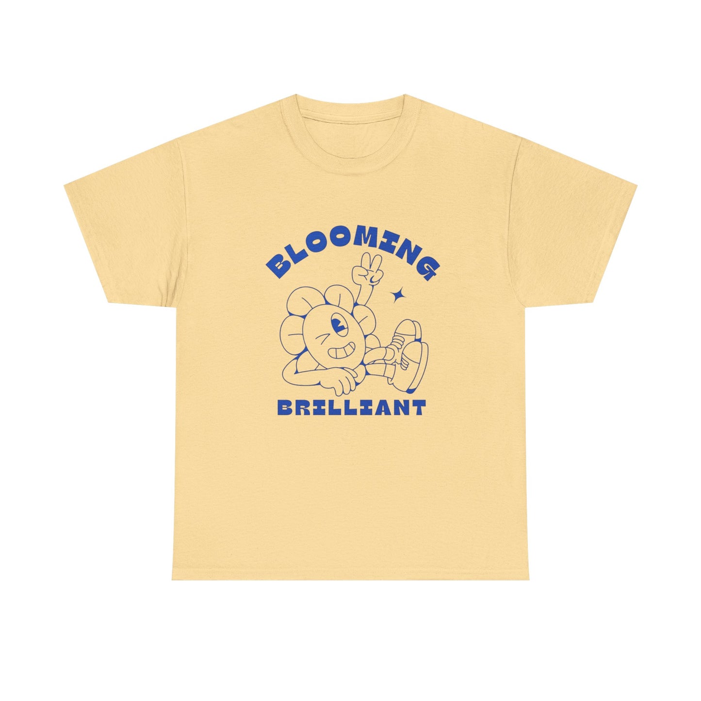Blooming Brilliant Flowers Graphic T Shirt Unisex Heavy Cotton Tee
