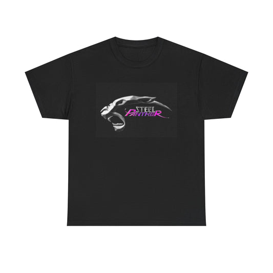 Steel Panther Tshirt Logo Vintage Rock Band Merch Metal Unisex Heavy Cotton Tee
