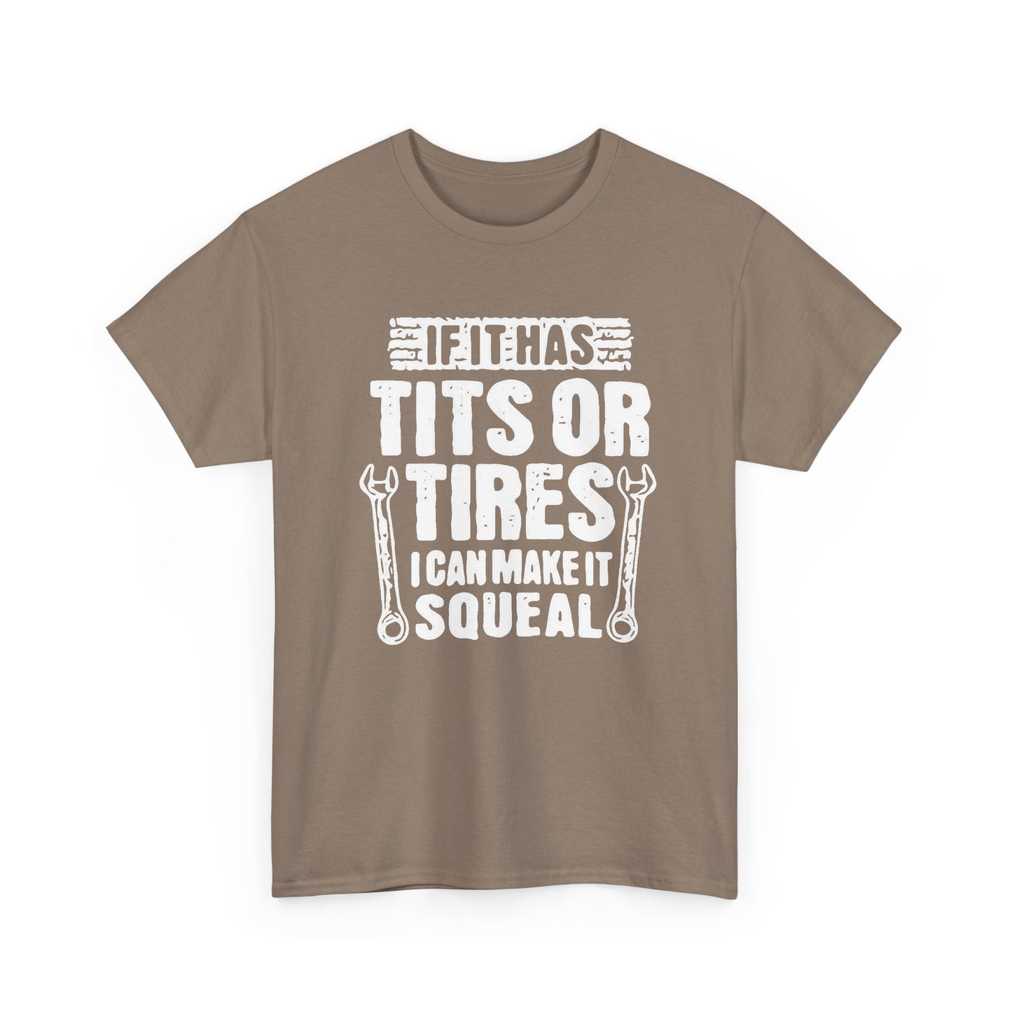 Tits Or Tires Funny Sex Jokes Graphic T Shirt NEW ADULT