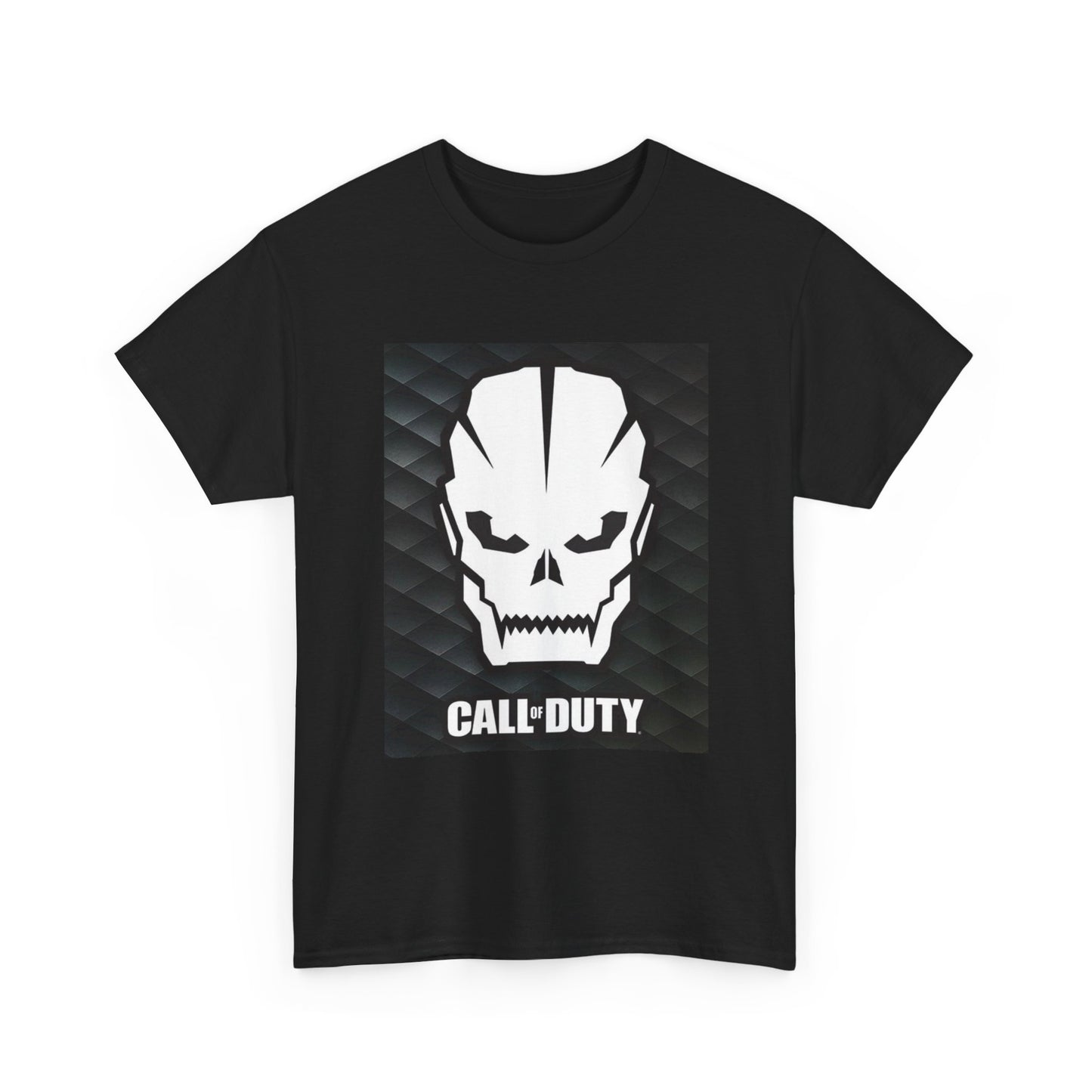 Call Of Duty Skull Tshirt GamerTag Poster Video Games Unisex Heavy Cotton Tee
