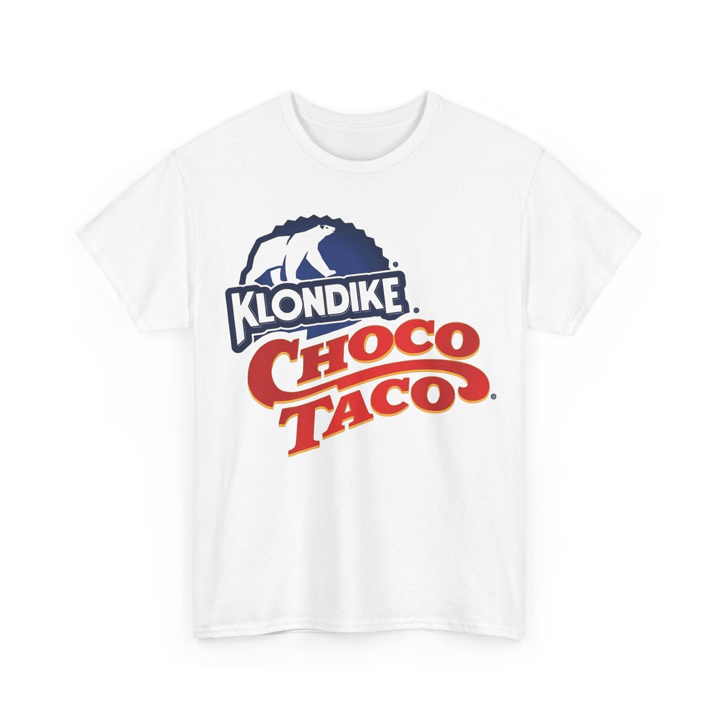Choco Taco Shirt Klondike Ice Cream Retro Vintage Logo Unisex Heavy Cotton Tee
