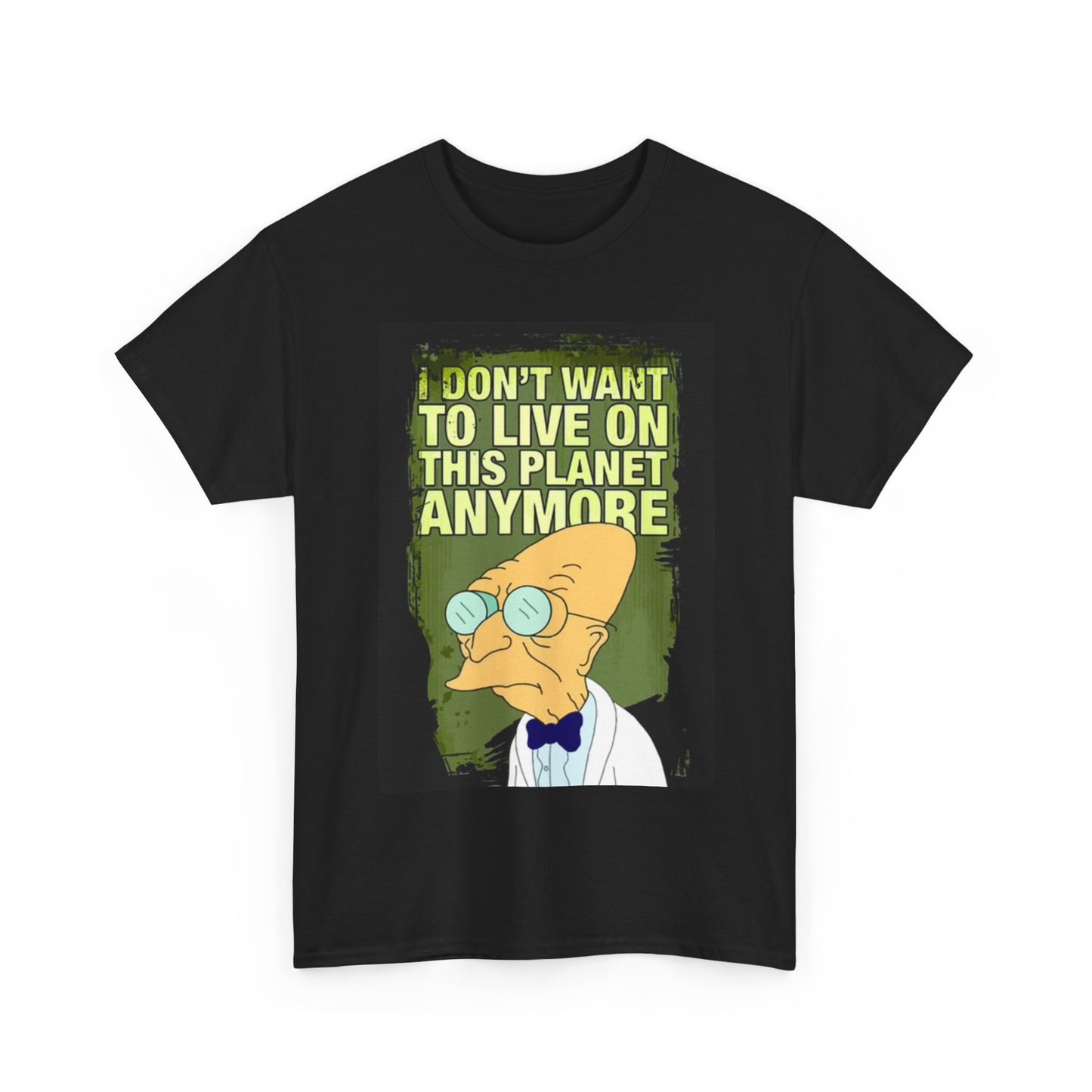 Futurama Shirt Funny Cartoon Graphic PostervUnisex Heavy Cotton Tee