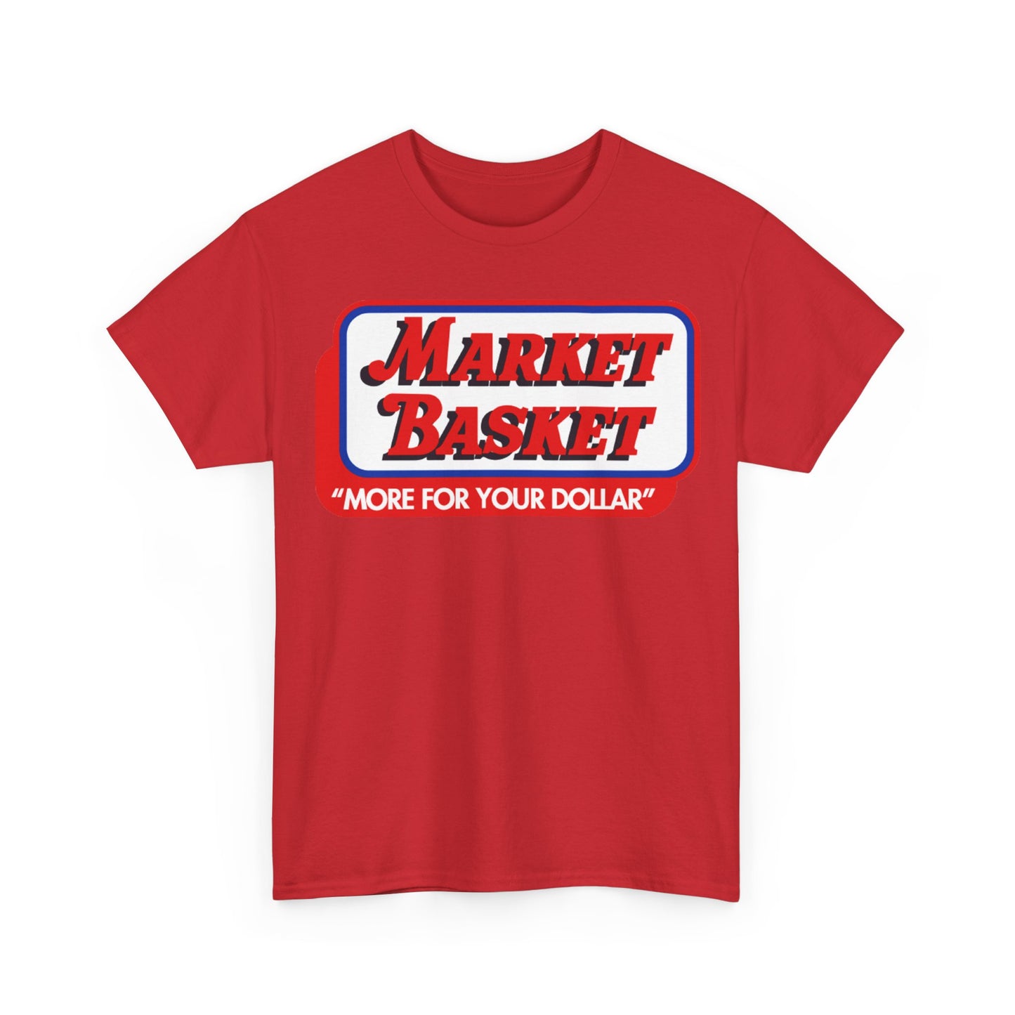 Boston vintage New England market basket patriots Heavy Cotton Tee