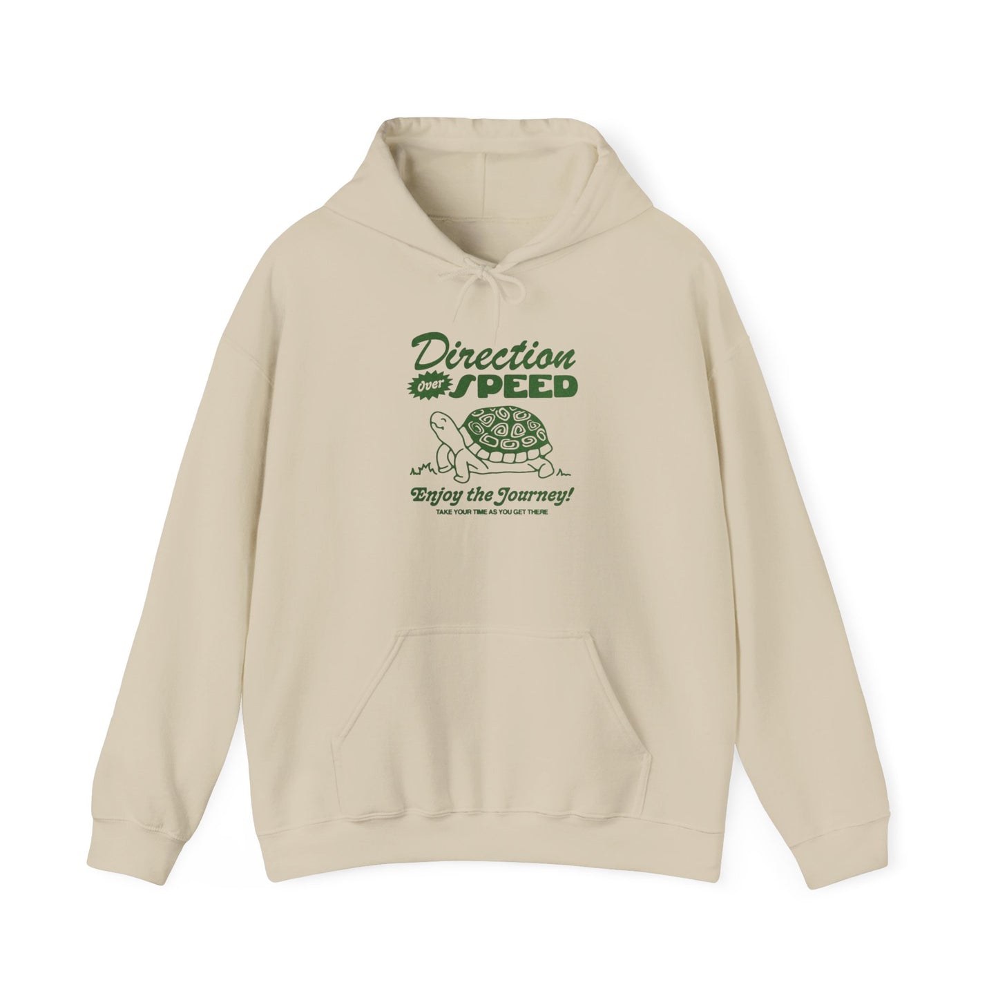 Enjoy The Journey Turtle Graphic Hoodie Unisex Heavy Blend™ Hooded Sweatshirt