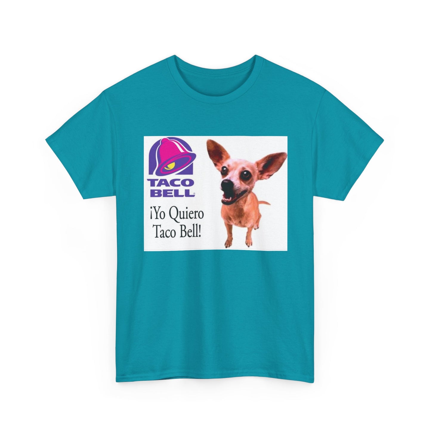 Taco Bell Shirt Funny Retro Logo Mexican Dog 90s Nostalgia Unisex Heavy Cotton