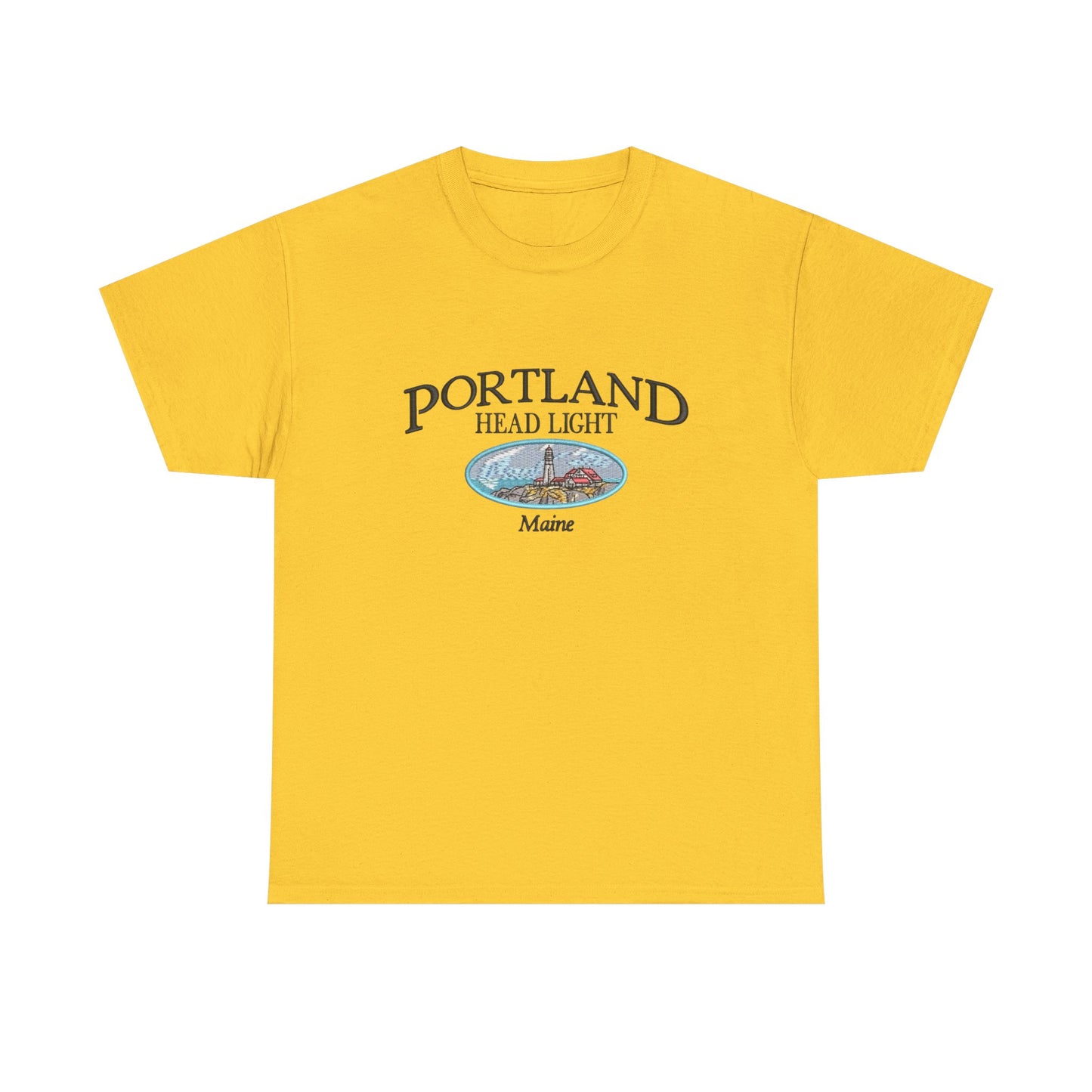 Portland Maine Graphic T Shirt NEW Unisex Heavy Cotton Tee
