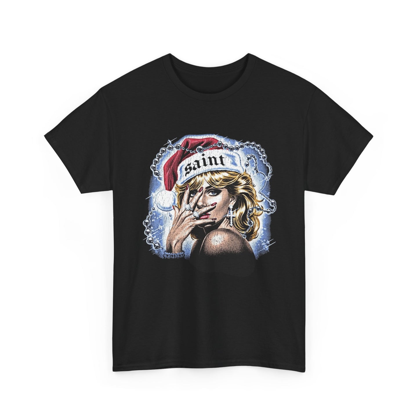 Saint Christmas Vintage Graphic T Shirt NEW Adult Tee