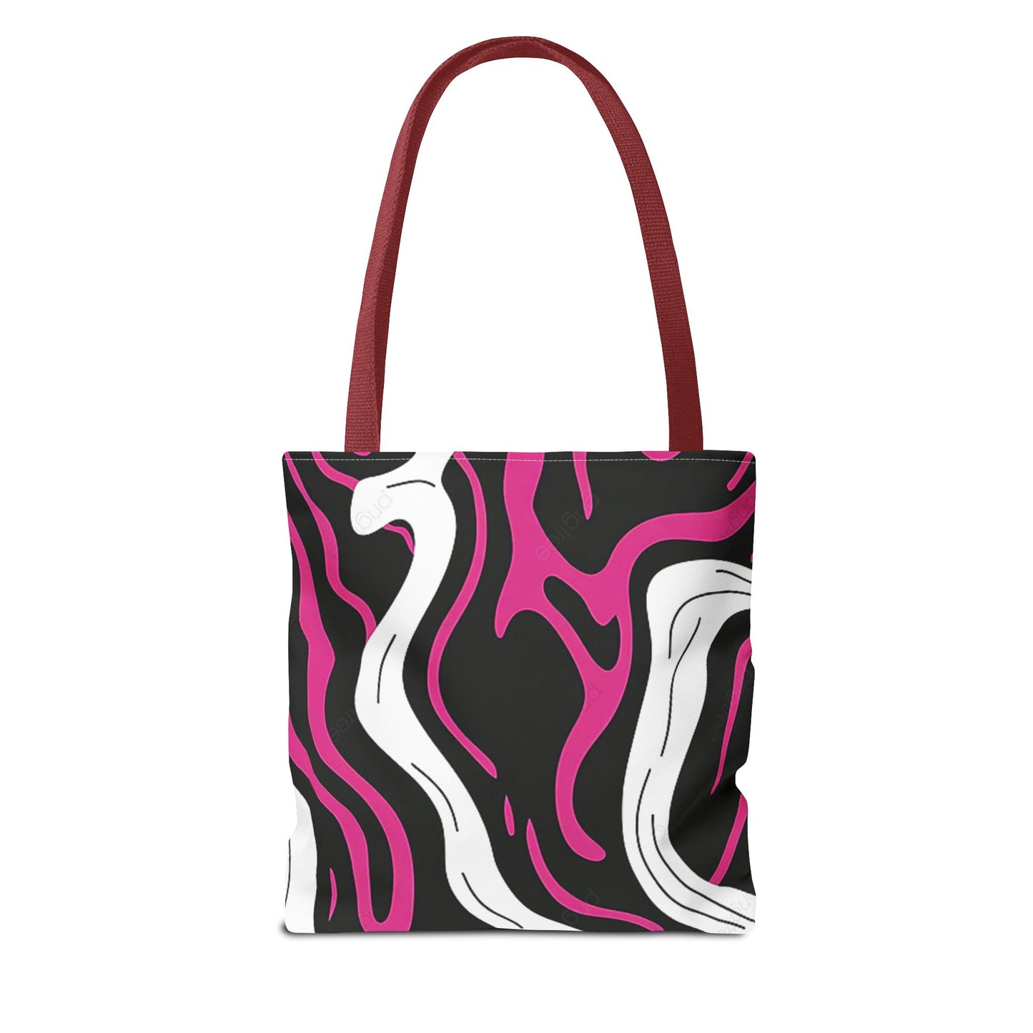 Pink And Black BRAND NEW Modern Purse - Pocketbook - Travel Tote Bag (AOP)