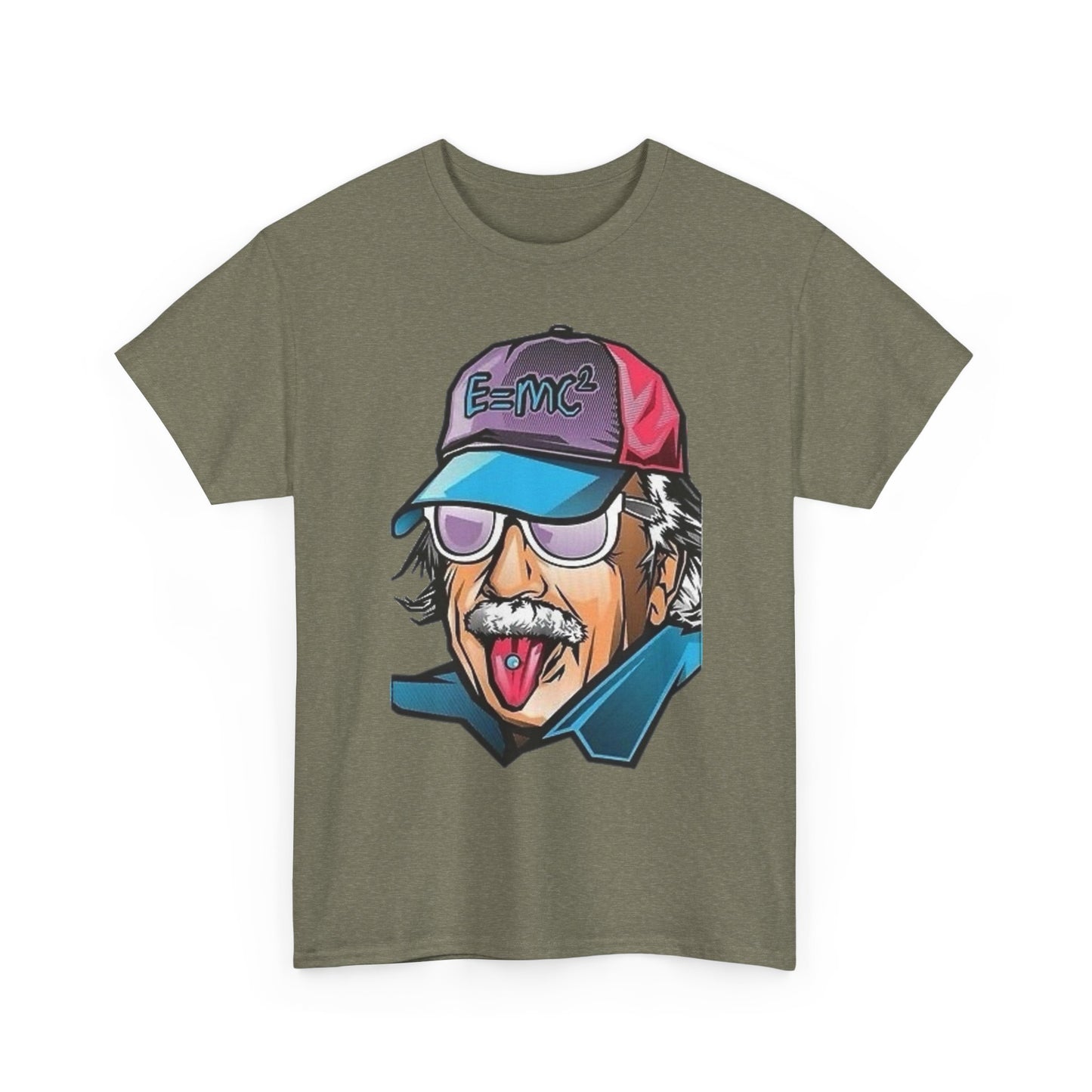 Einstein Tripping Funny Graphic T Shirt NEW Unisex Heavy Cotton Tee