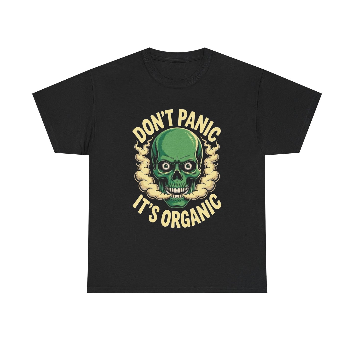 Don't Panic Its Organic T Shirt Graphic Unisex Heavy Cotton Tee NEW GIFT