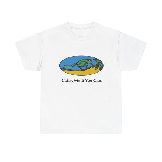 Catch Me If You Can Retro Graphic T Shirt NEW Adult Regular Heavy Cotton Tee