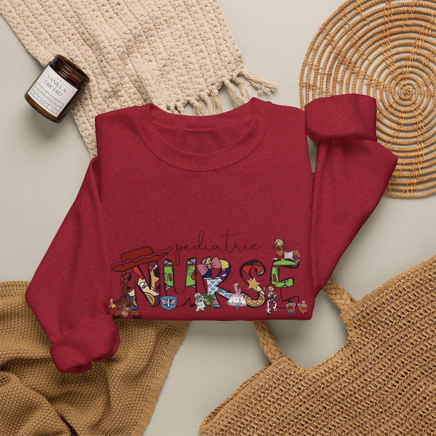 Pediatric Nurse Cute Sweater NEW Unisex Heavy Blend™ Crewneck Sweatshirt