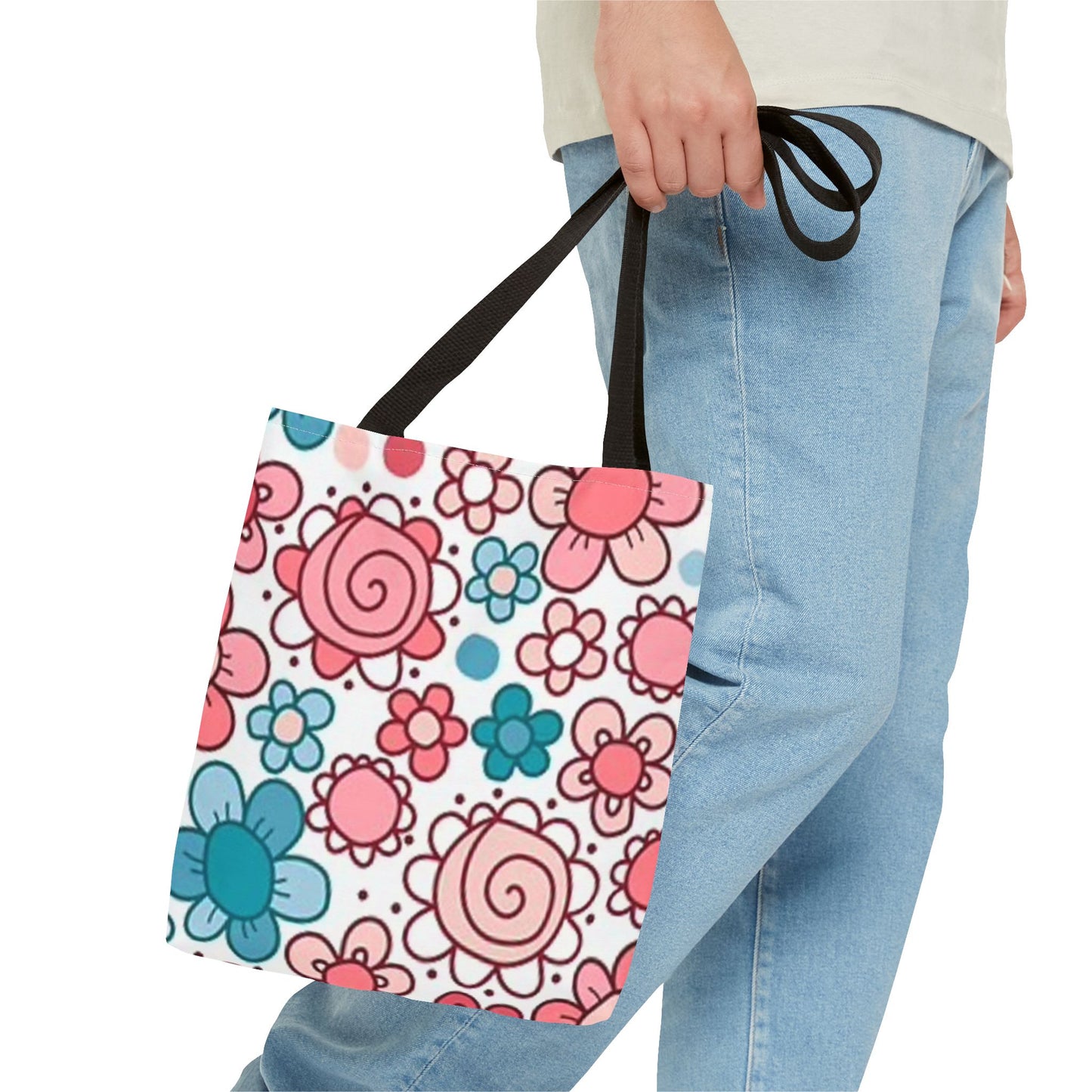 Pink Floral All Over Print BRAND NEW Purse - Pocketbook - Travel Tote Bag