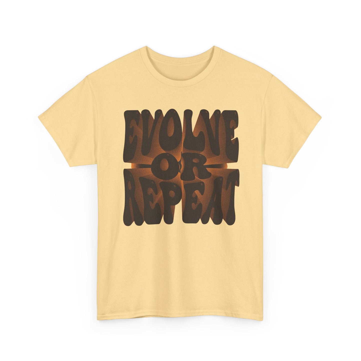 Evolve And Repeat Graphic T-Shirt Unisex Heavy Cotton Tee Gift