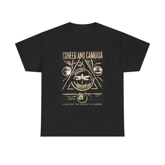 Coheed And Cambria Tshirt Retro Rock Band Merch Unisex Heavy Cotton Tee