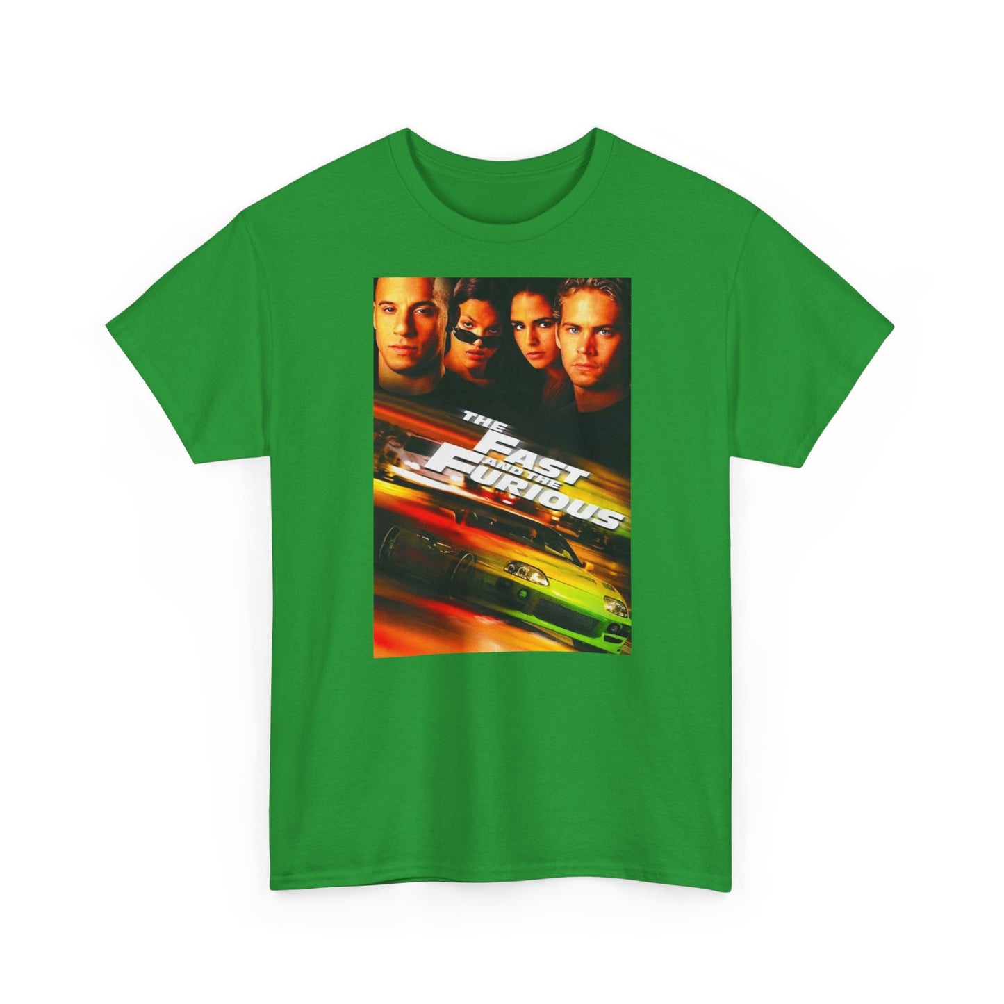 Fast and the furious T-shirt Retro Movie car club Cali Unisex Heavy Cotton Tee