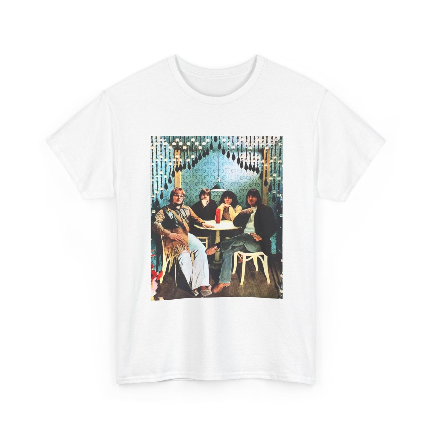 The guess who T-shirt vintage classic rock nostalgia Unisex Heavy Cotton Tee