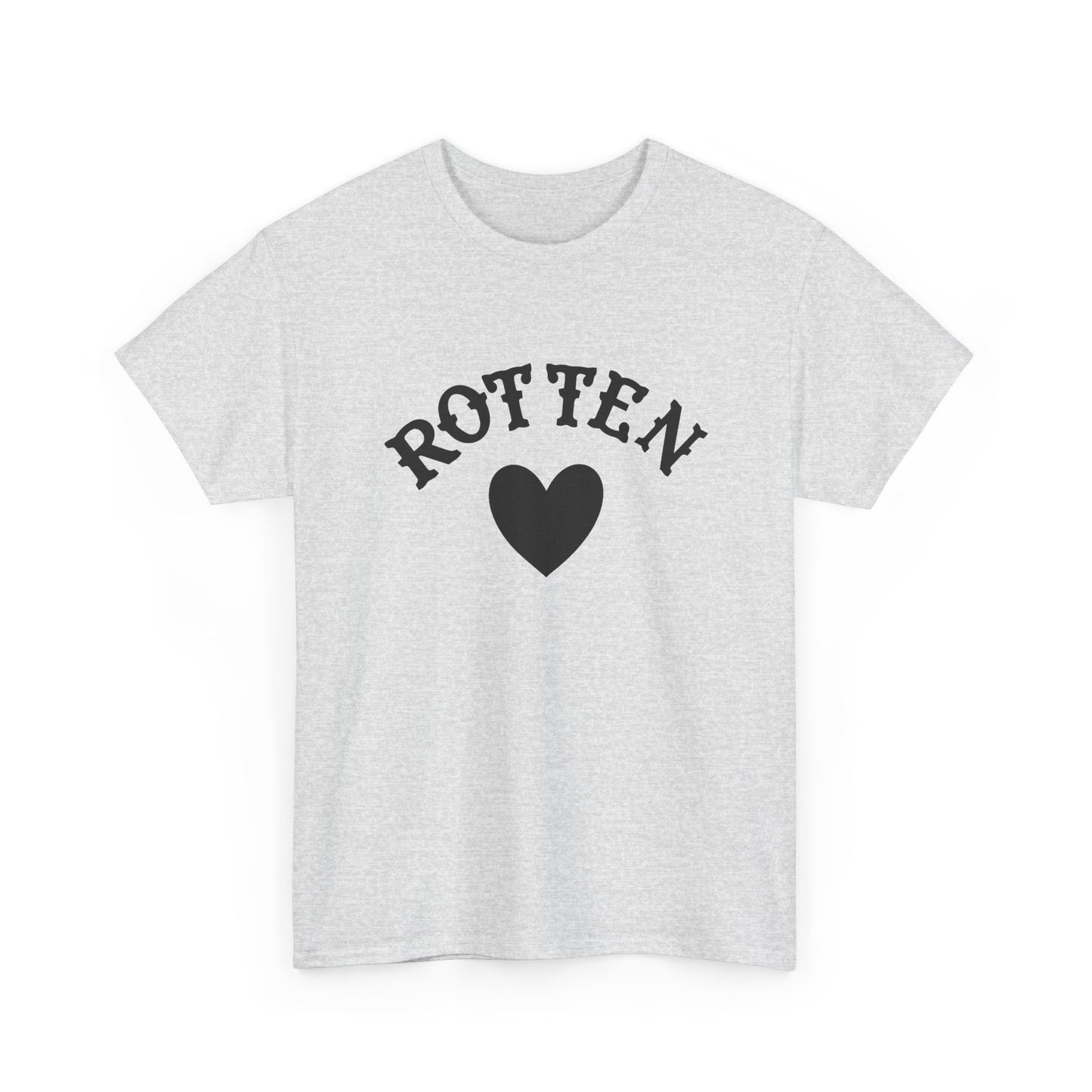 Rotten Heart Graphic T Shirt NEW Vintage Unisex Heavy Cotton Tee