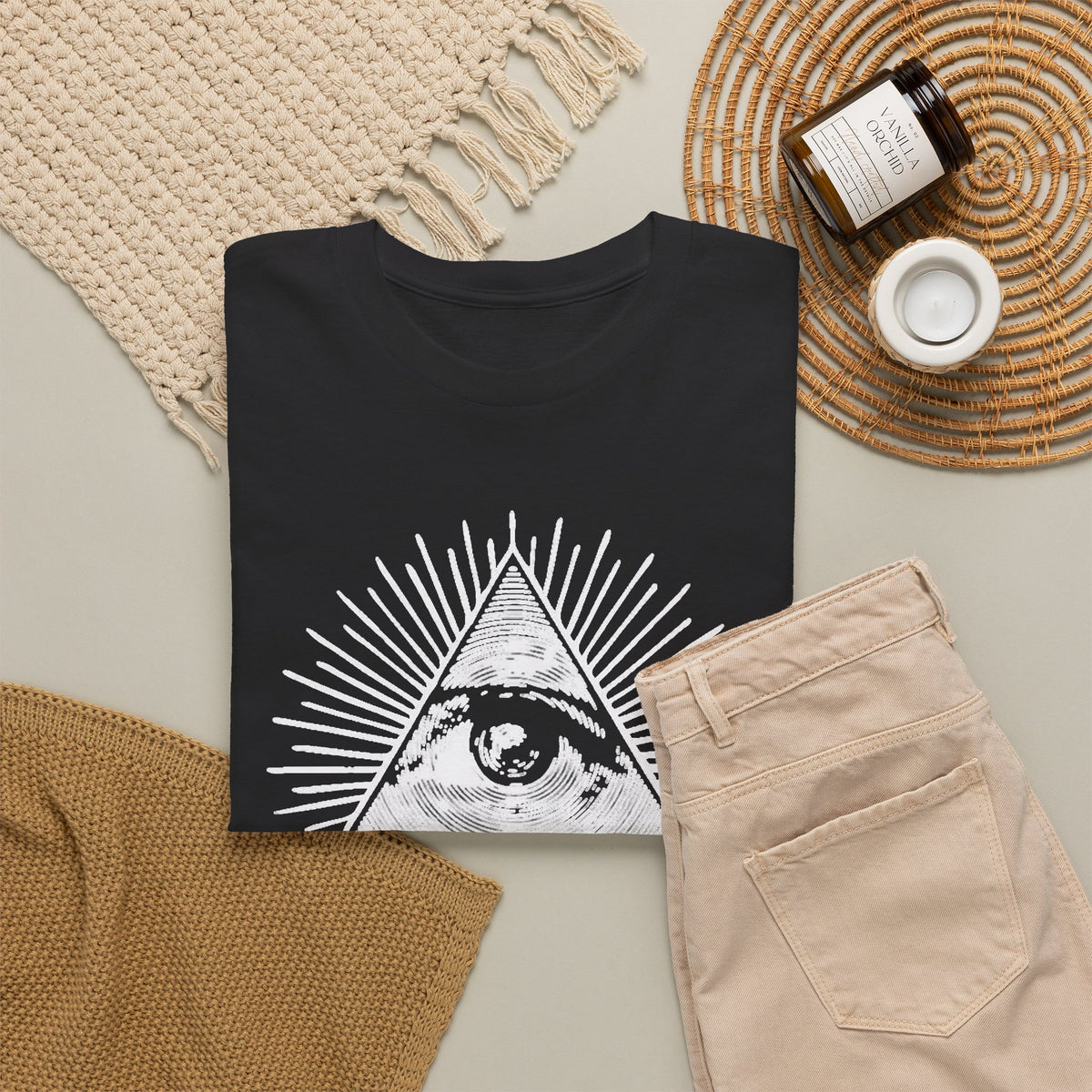 Free Your Mind Graphic T Shirt Men's Heavy Cotton Tee