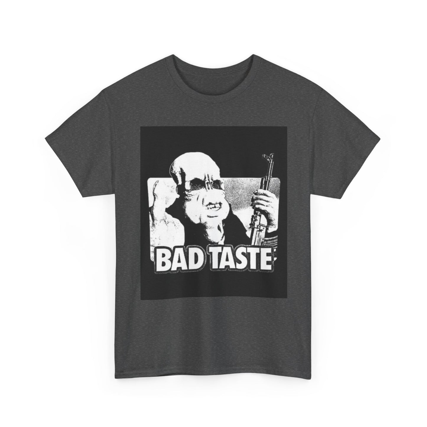 Bad Taste Poster Shirt Retro Graphic Art Unisex Heavy Cotton Tee