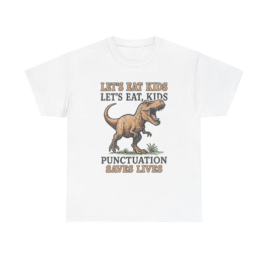 Dinosaur T Rex Funny Jokes Humor Graphic T Shirt Men's Heavy Cotton Tee