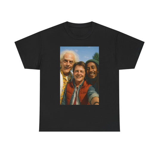 Back To The Future Marley Funny Graphic T Shirt Unisex Heavy Cotton Tee
