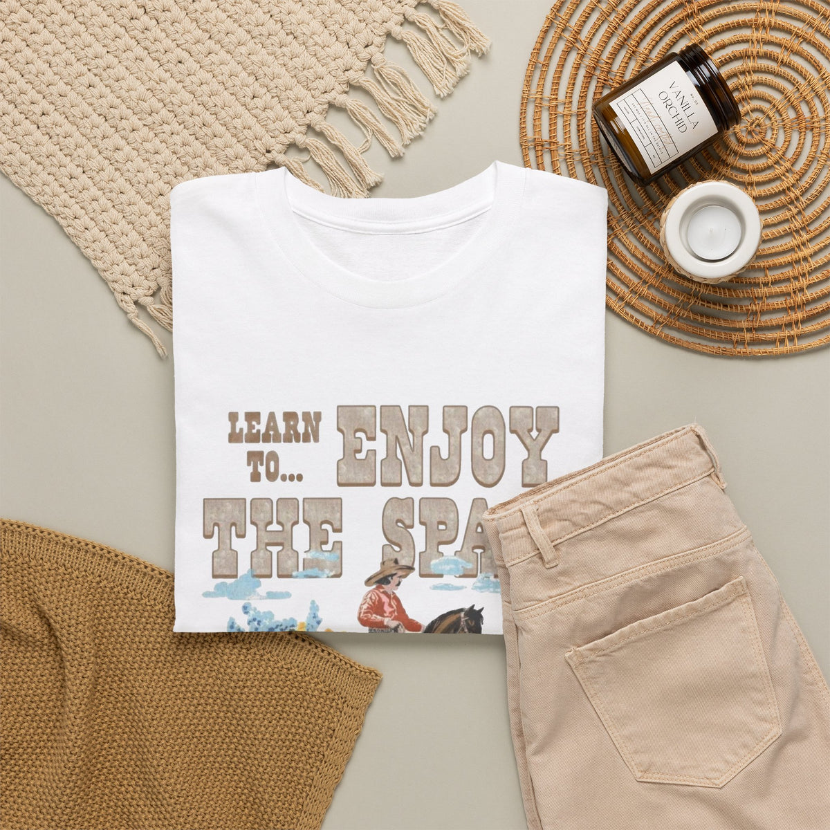 Horse Riding Floral Quote T-Shirt | Equestrian Graphic Tee Men's Graphic Tee