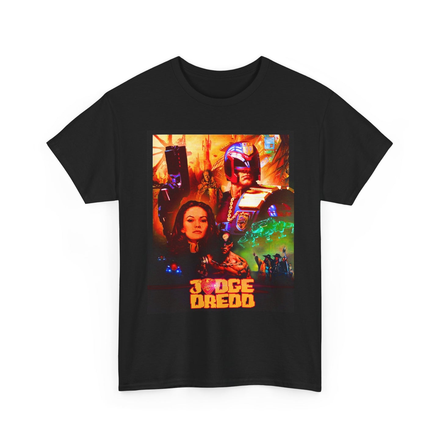 Judge Dredd Vintage Movie 90s Graphic T Shirt NEW Cotton Tee Gift
