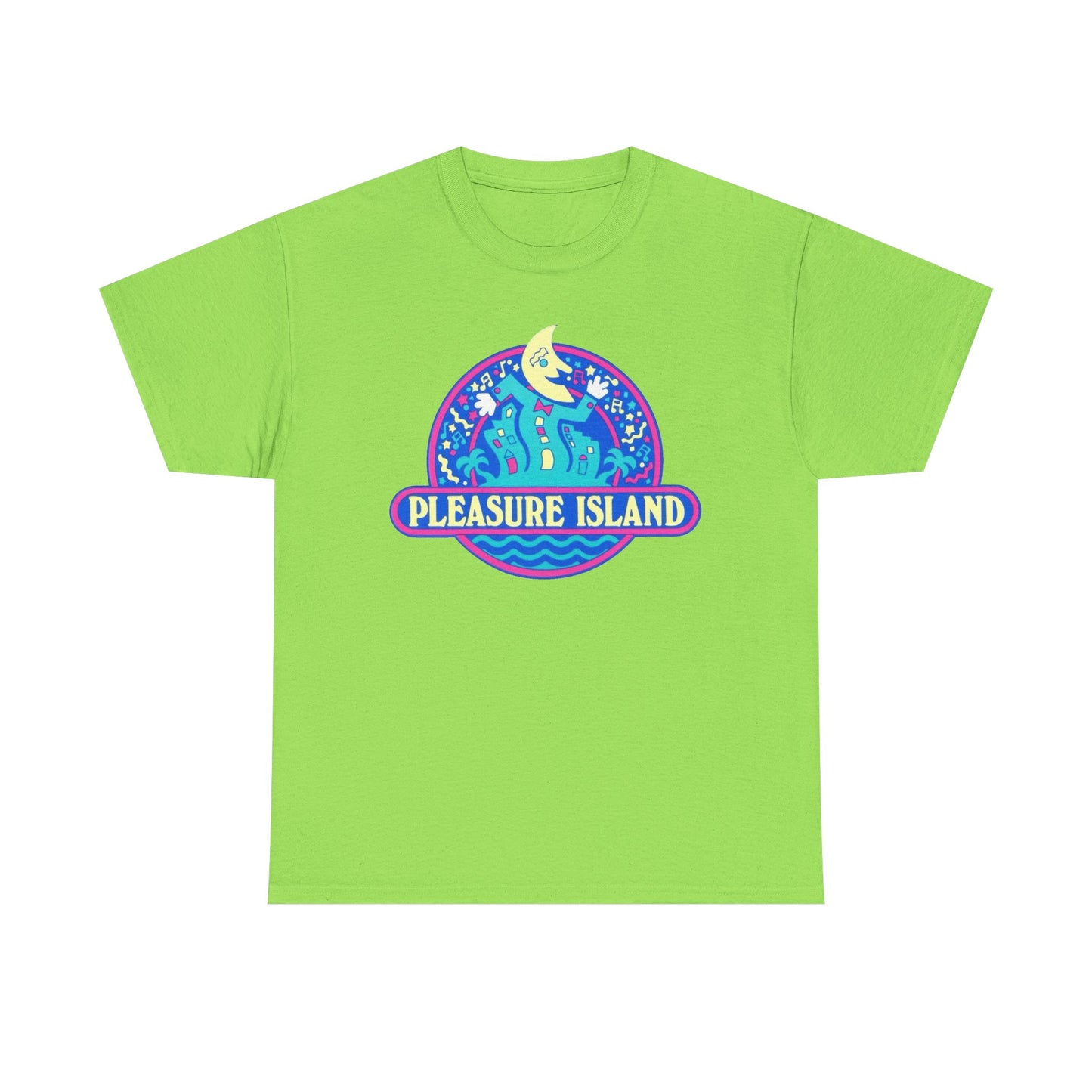 Pleasure Island Vintage Florida Theme Graphic T Shirt NEW ADULT Unisex Cotton