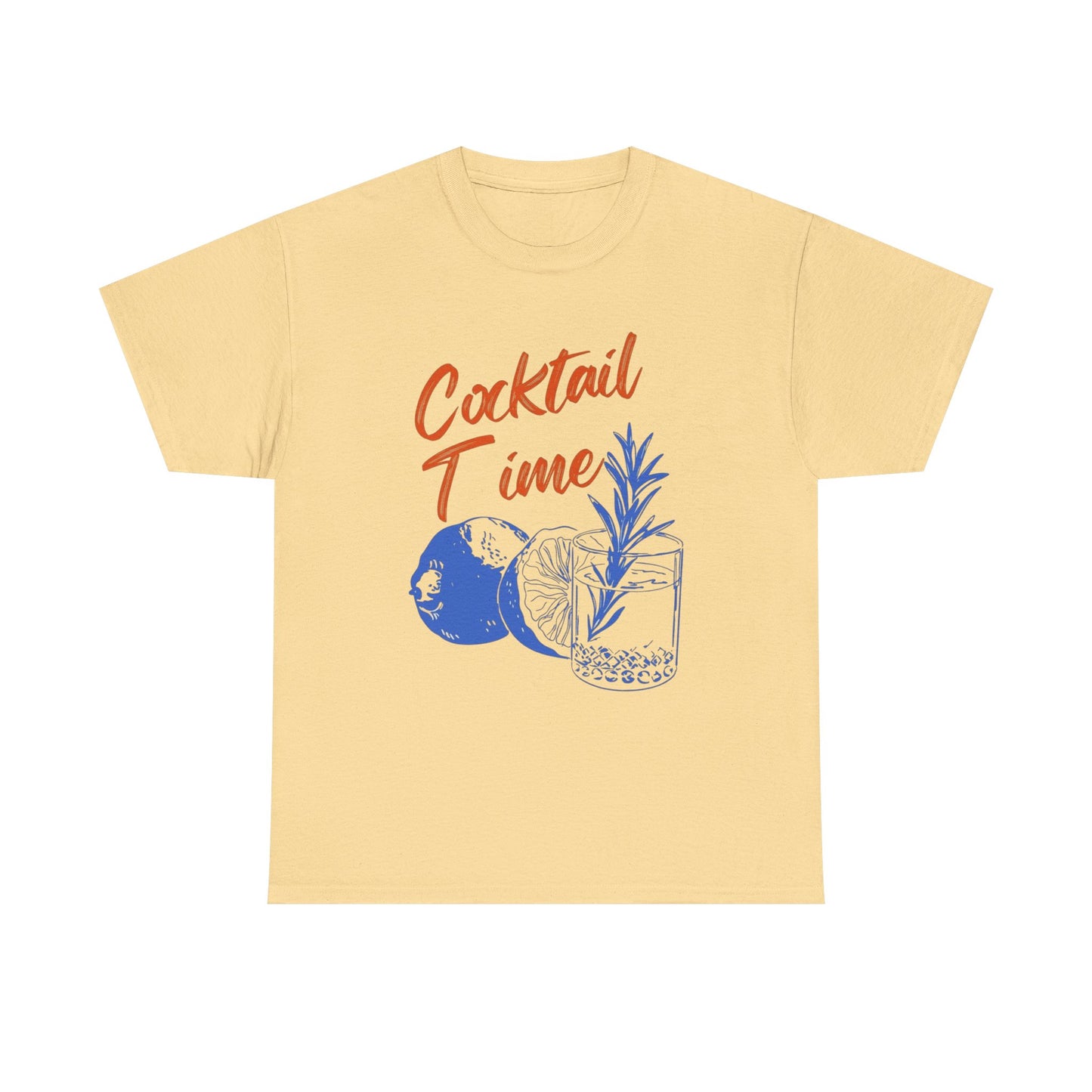 Cocktail Time Graphic T Shirt NEW ADULT