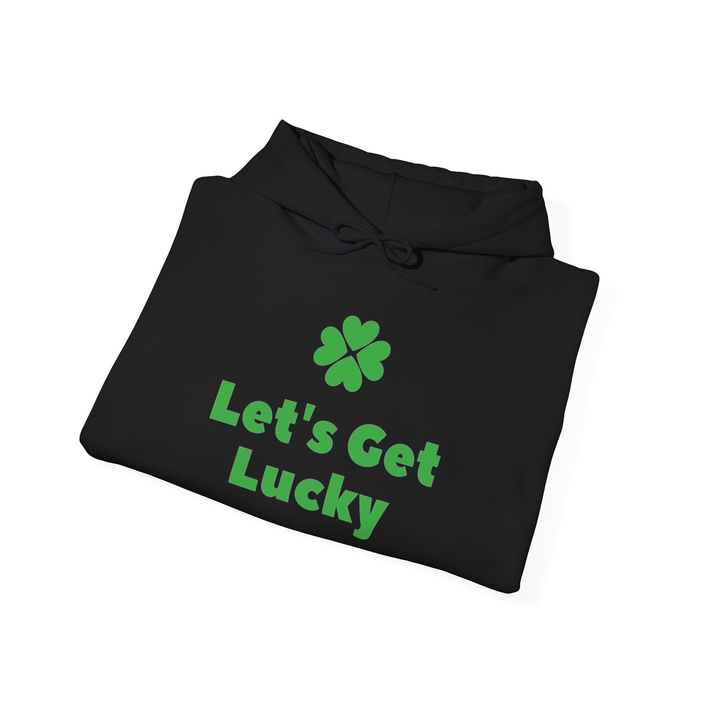 Lets Get Lucky Graphic Hoodie Men's Heavy Blend™ Hooded Sweatshirt