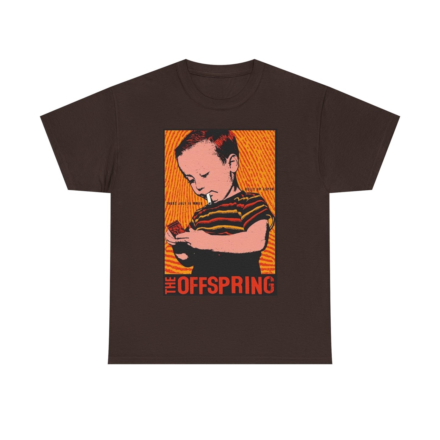 The offspring shirt vintage art retro cigarette band rock Unisex Heavy Cotton