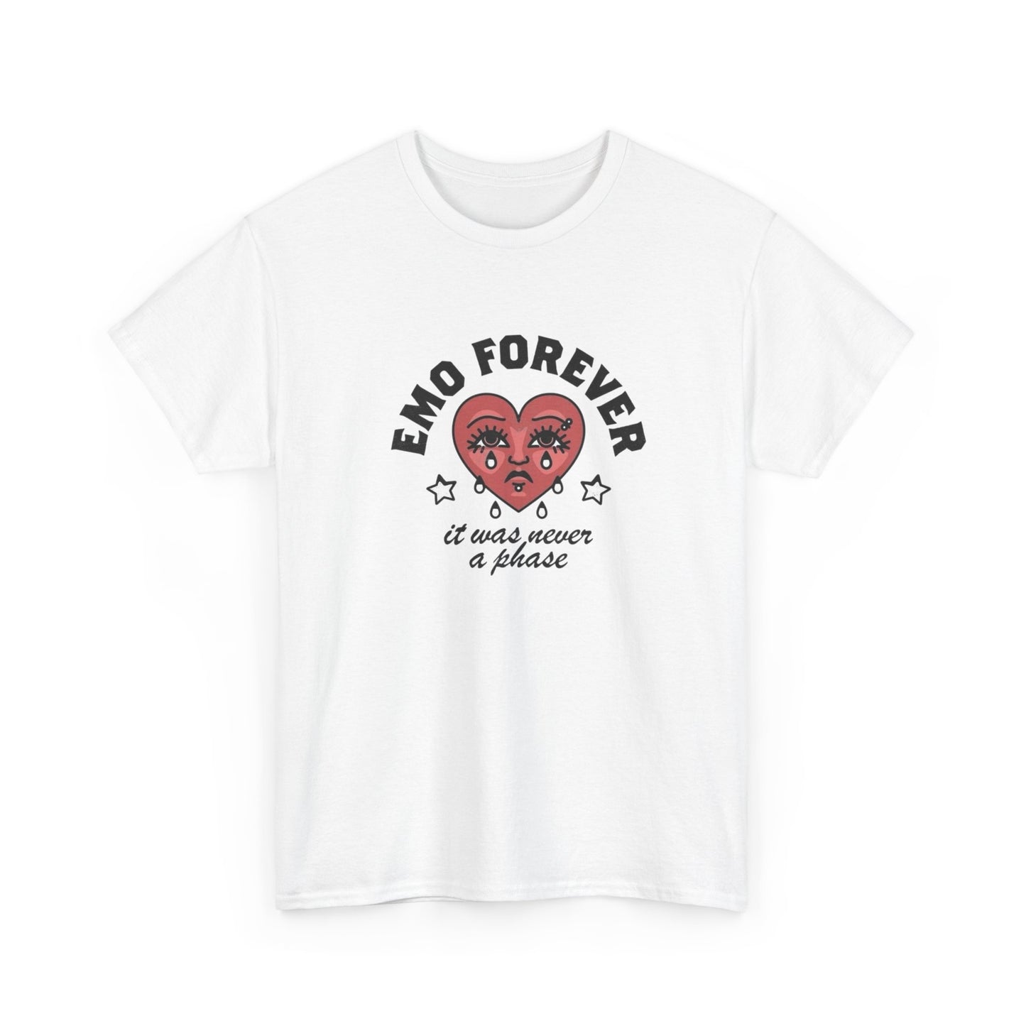 Emo Forever Graphic T Shirt Unisex Heavy Cotton Tee Gift
