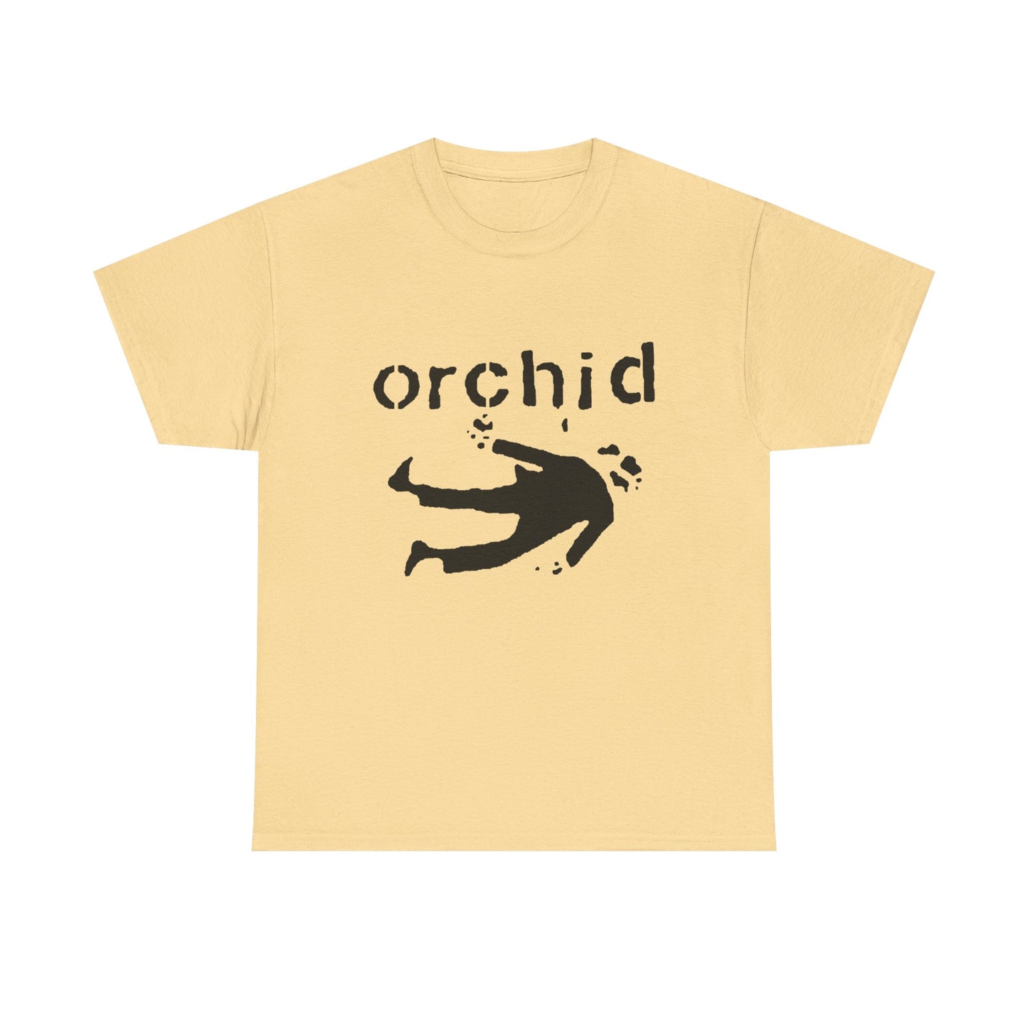 Orchid Graphic T Shirt Unisex Heavy Cotton Tee