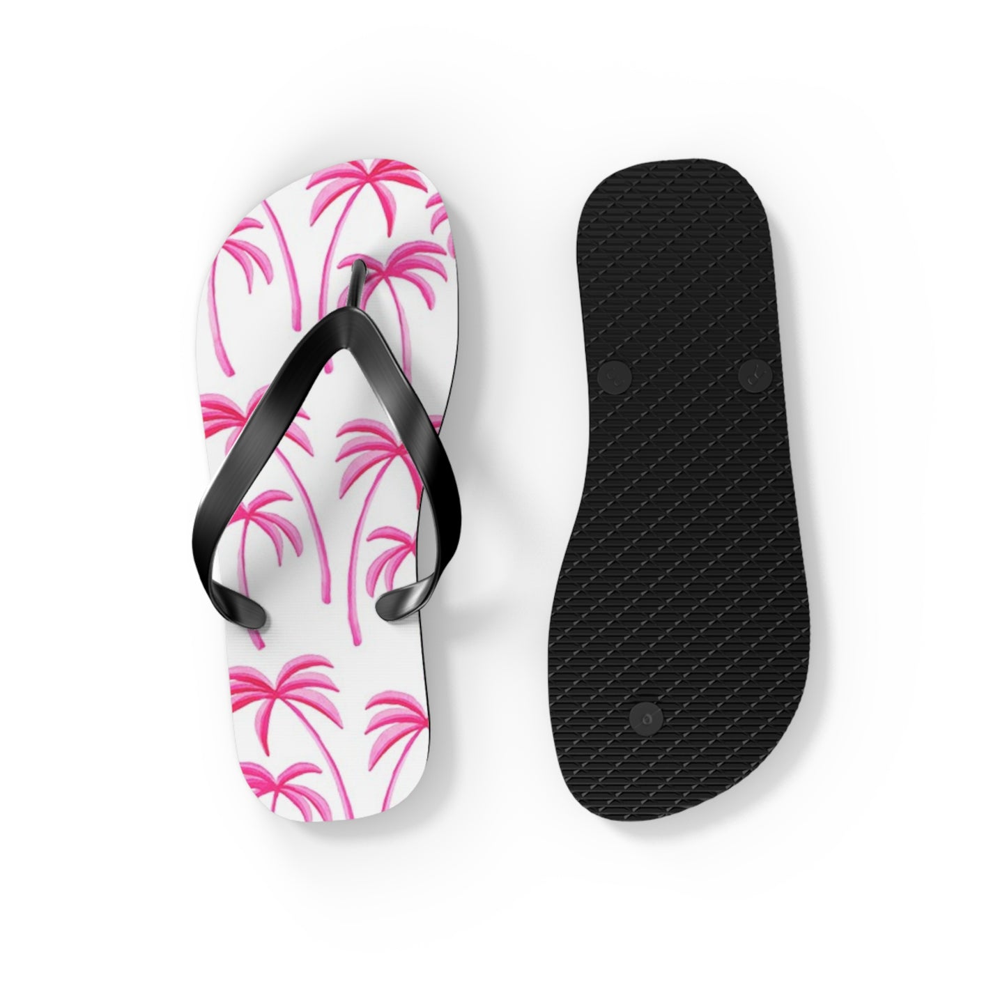 Pink Palms Sandals Summer Flip Flops Slides BRAND NEW