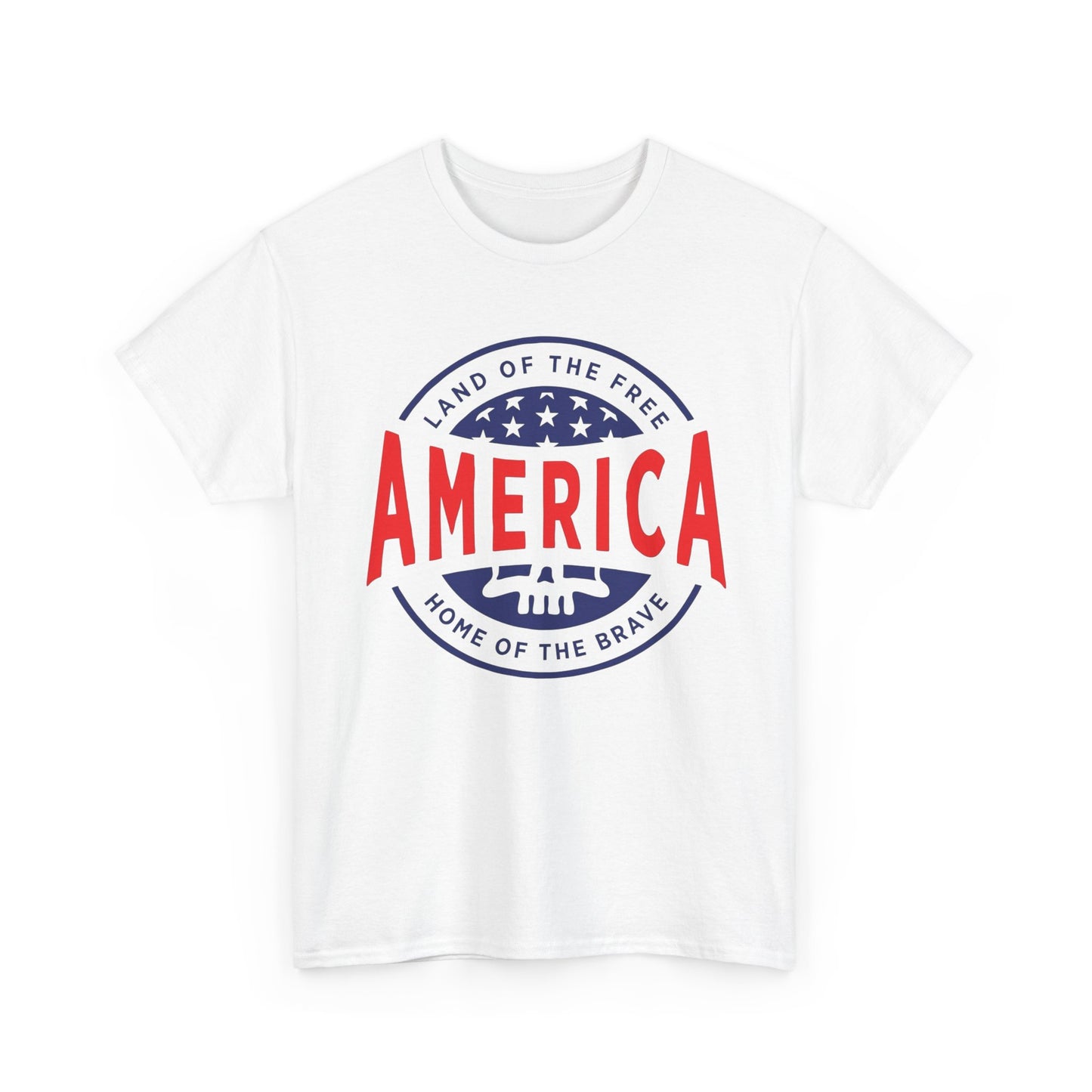 America Home Of The Brave Graphic T Shirt ADULT NEW