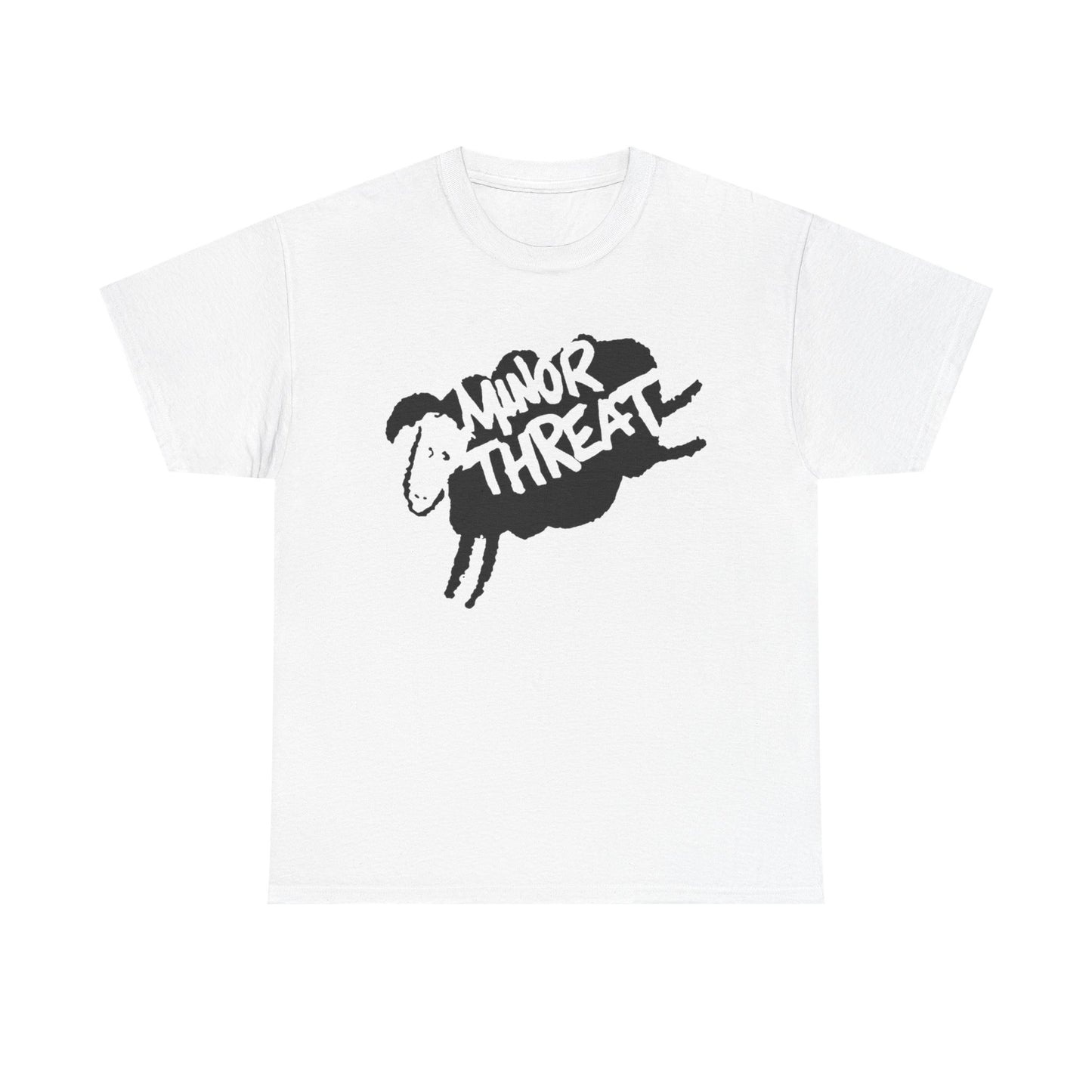Minor Threat Sheep Graphic T Shirt Unisex Heavy Cotton Tee