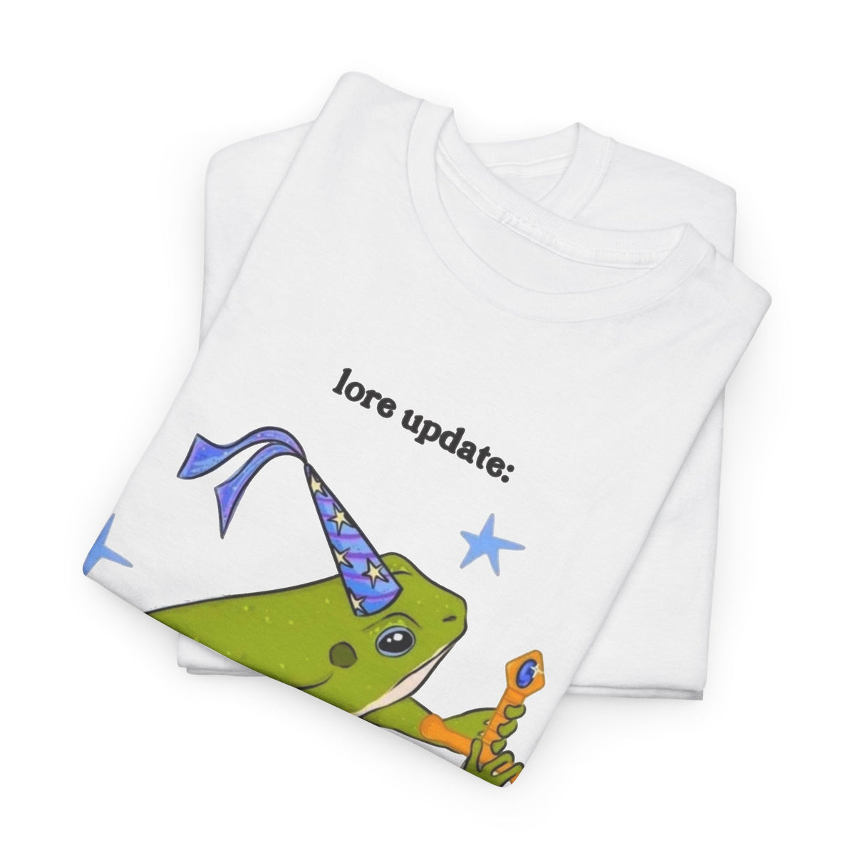 Wizard Frog Playing Guitar Graphic Tee | Funny Frog Shirt Men's Graphic Tee