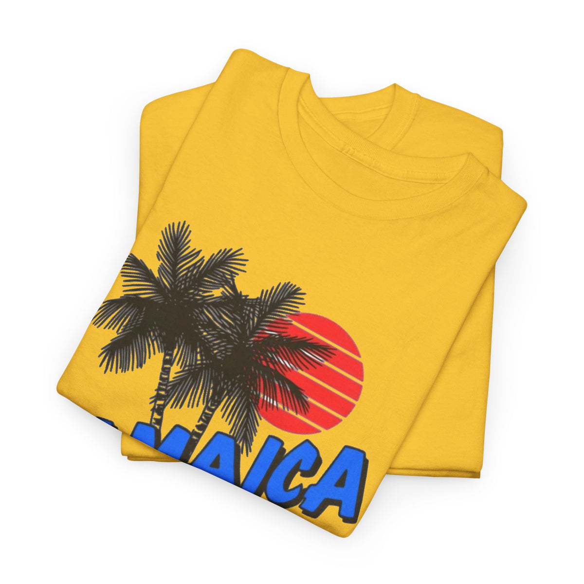 Jamaica Graphic T Shirt Men's Tropical Beach Retro Heavy Cotton Tee