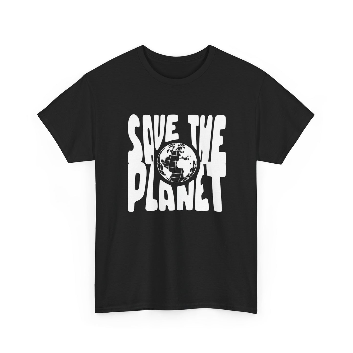 Save The Planet Graphic T Shirt ADULT NEW Unisex Heavy Cotton Tee