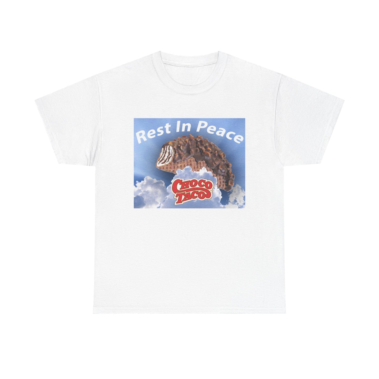 Choco Taco Shirt Funny RIP Ice cream Nostalgic 90s Unisex Heavy Cotton Tee