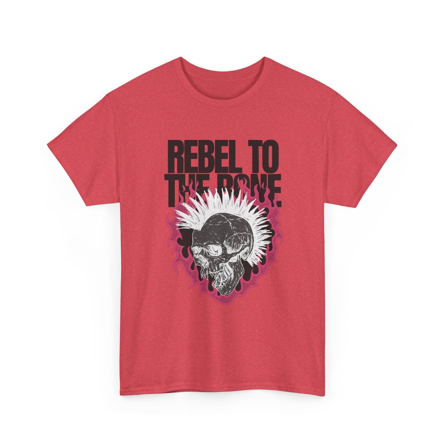 Rebel To The Bone Graphic T Shirt Unisex Heavy Cotton Tee