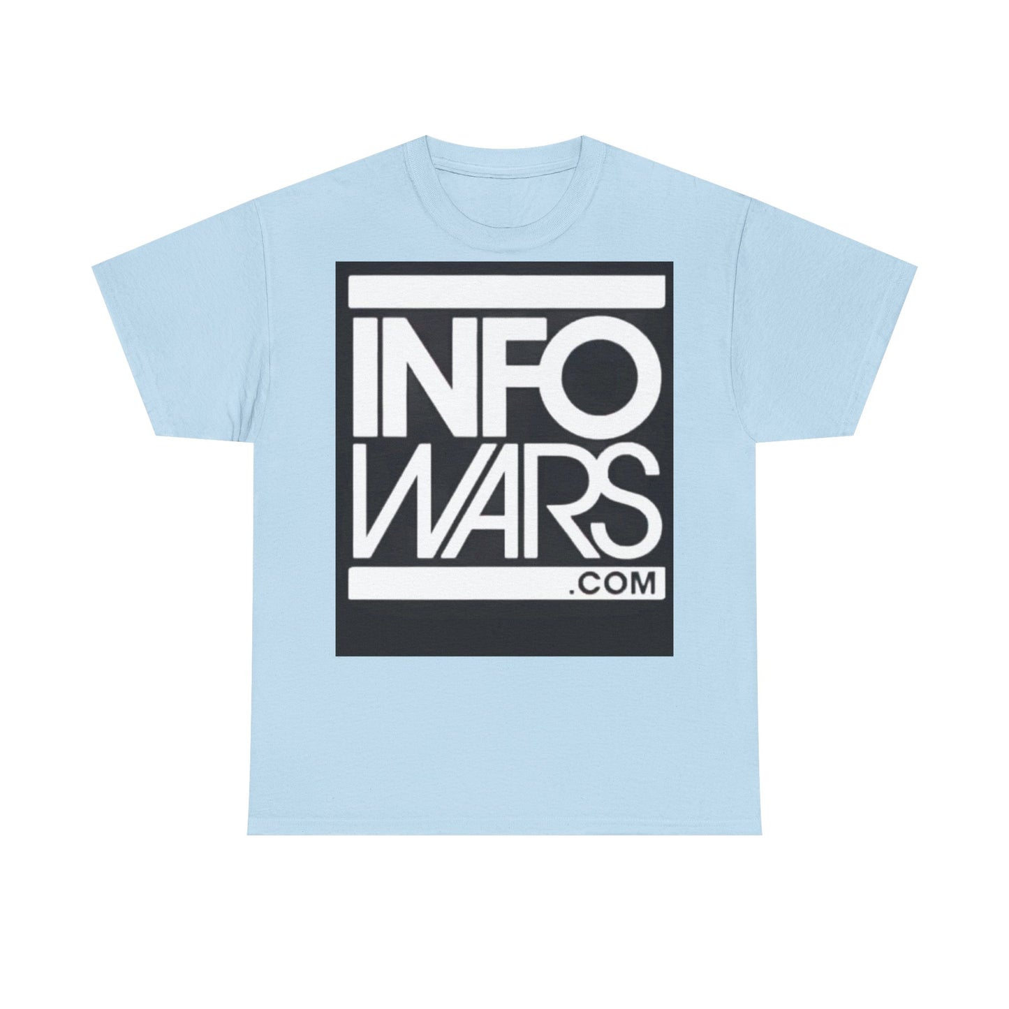 Info Wars Tshirt Alex Jones Rogan American Funny Podcast Unisex Heavy Cotton Tee
