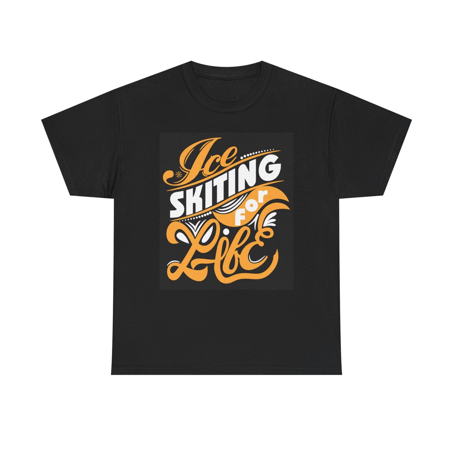 Ice Skating For Life T Shirt Unisex Heavy Cotton Tee