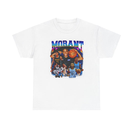Ja Morant Graphic T Shirt Vintage Basketball Retro Unisex Heavy Cotton Tee