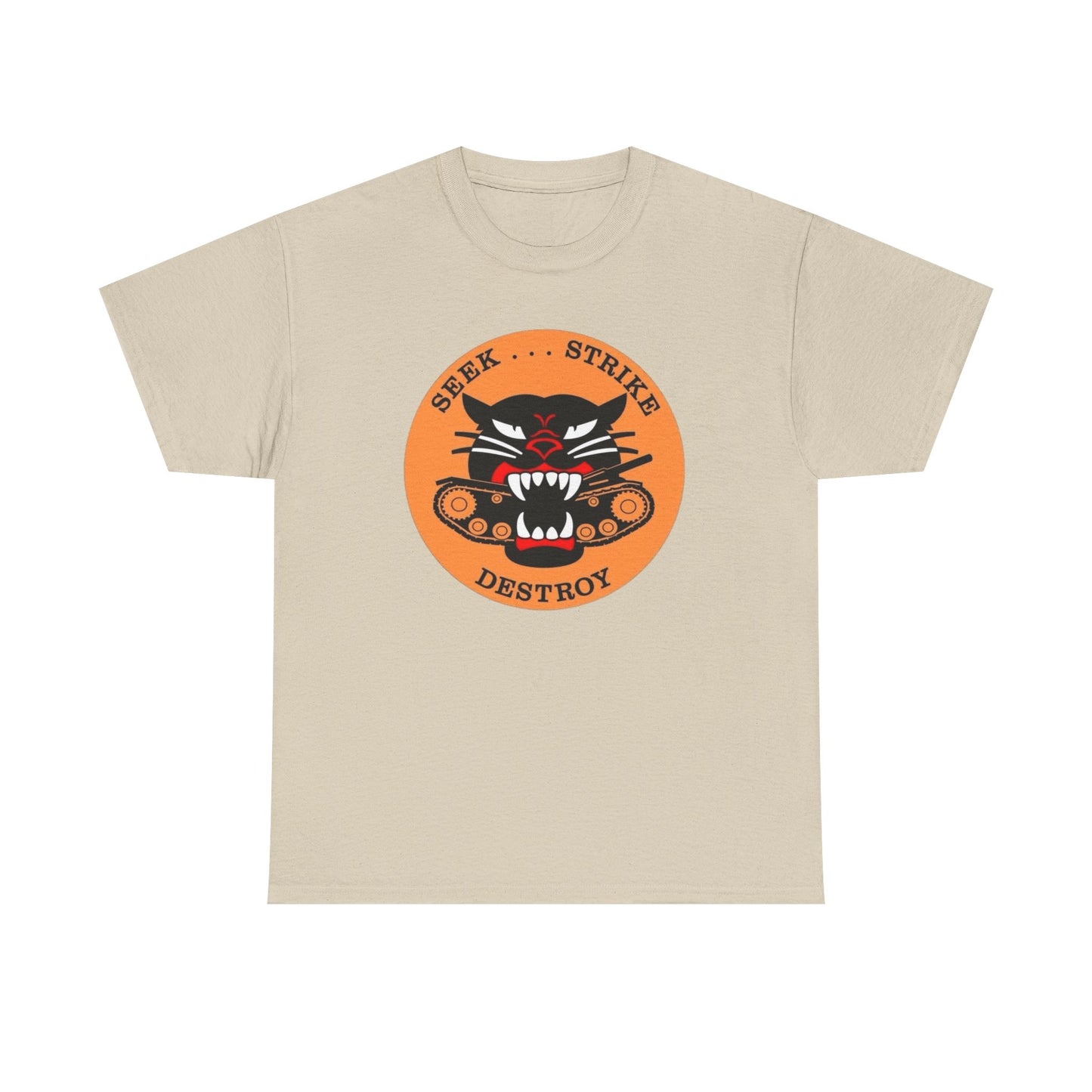 Seek Strike Destroy Graphic T Shirt NEW Unisex Heavy Cotton Tee